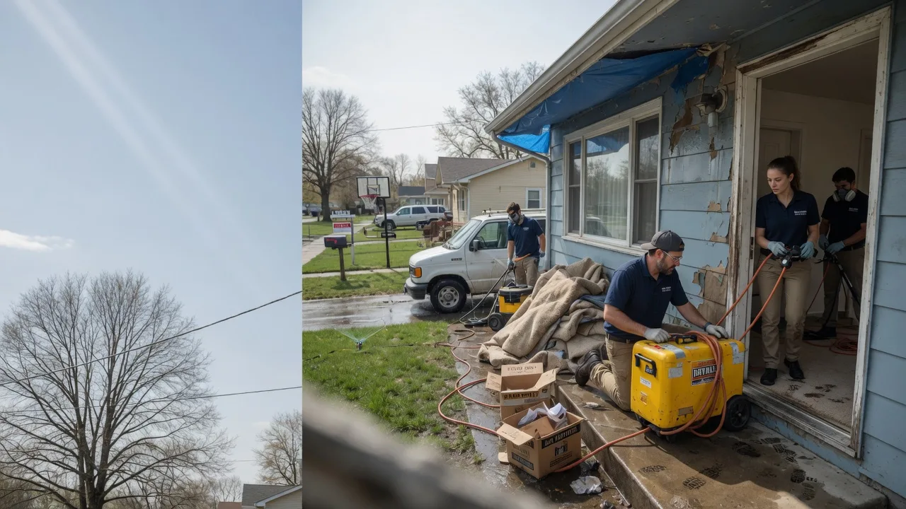 Basement Flood Cleanup in Enloe, TX near me